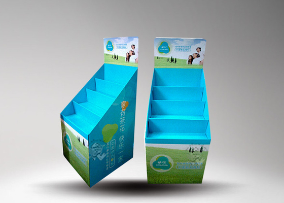 Store Retail Cardboard Advertising Displays Stand / Exhibition Booth Standee