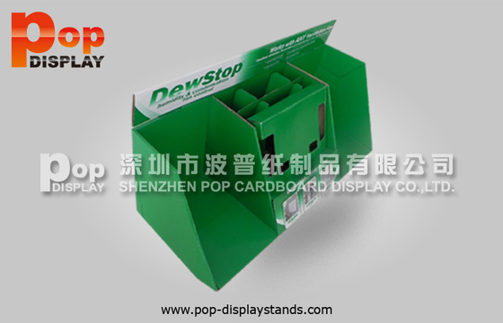 OEM / ODM Cardboard Displays Stands Custom Design With LCD Advertising Player